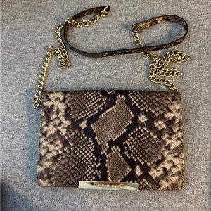 Michael kors snakeskin bag